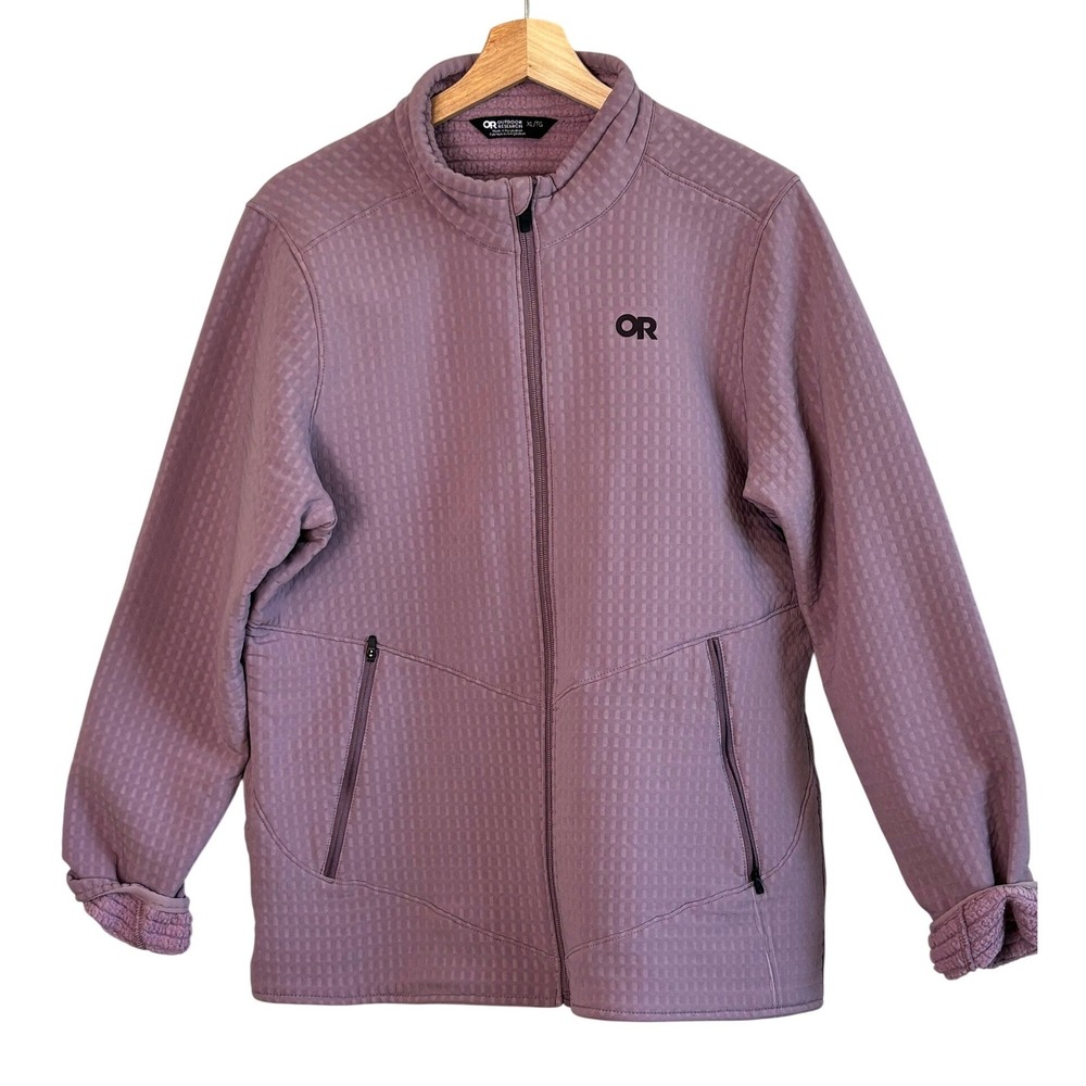 NEW Outdoor Research Vigor Plus Fleece Jacket Moth Purple‎ Womens XL 283196